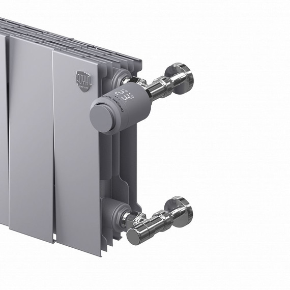 Вентиль термостатический угловой Royal Thermo Design Pro 15 мм М30х1,5 RTE07.0013 RT фото 2