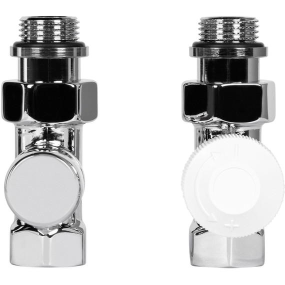 Вентиль термостатический прямой Royal Thermo Design 1/2"М30х1,5 RATVDP11212WH, белый фото 4