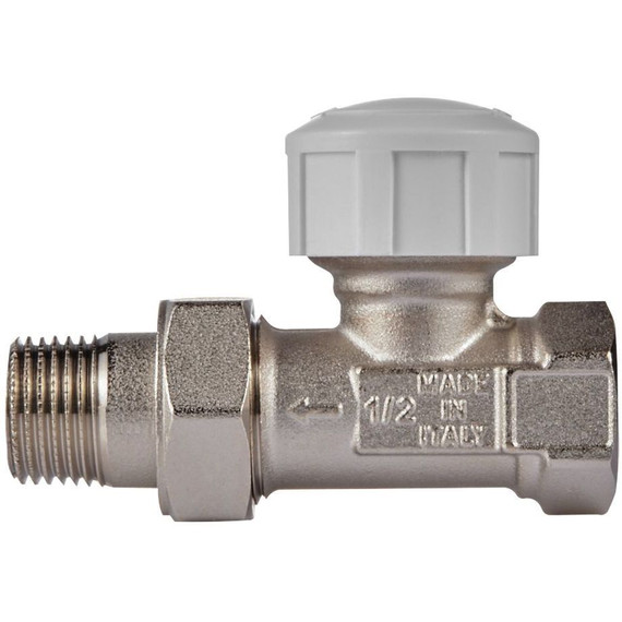 Вентиль термостатический прямой Royal Thermo 1/2" М30х1,5 RTE 07.013 фото 2