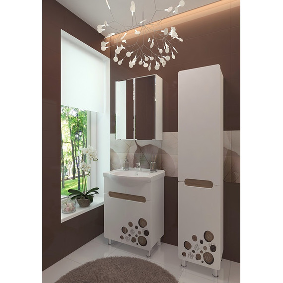 Зеркало-шкаф EvaGold Bamby 55 см EG010107 - 2 Зеркало-шкаф EvaGold Bamby 55 см EG010107 фото 2