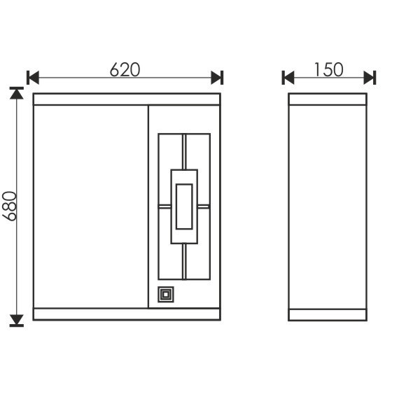 Зеркало-шкаф EvaGold Brooke 62 см EG010156 - 4 Зеркало-шкаф EvaGold Brooke 62 см EG010156 фото 4
