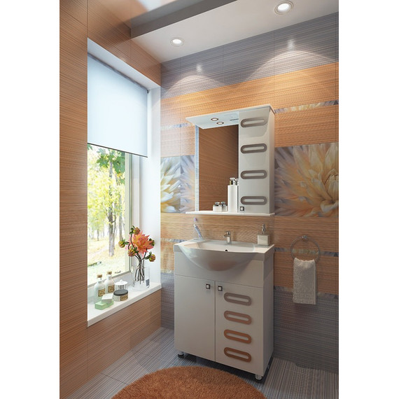 Зеркало-шкаф EvaGold Melania 65 см R EG010158 - 2 Зеркало-шкаф EvaGold Melania 65 см R EG010158 фото 2