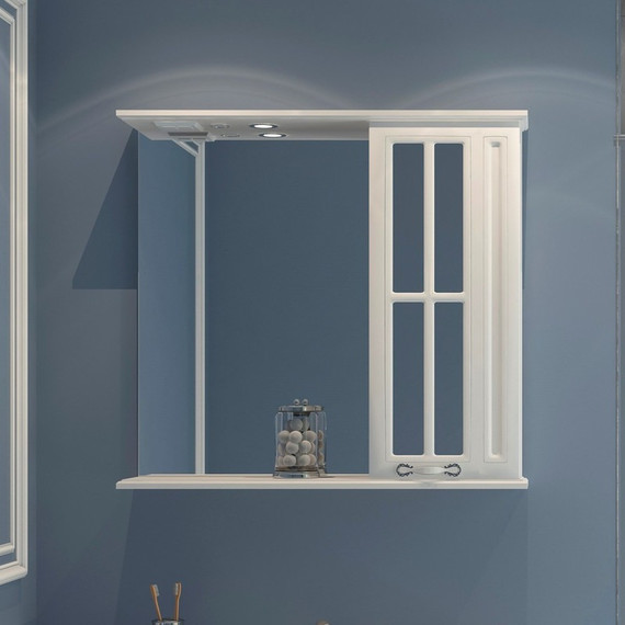 Зеркало-шкаф EvaGold Giovanni 85 см R EG010285 -  Зеркало-шкаф EvaGold Giovanni 85 см R EG010285 фото
