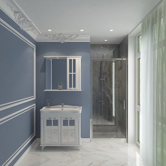 Зеркало-шкаф EvaGold Giovanni 85 см R EG010285 - 2 Зеркало-шкаф EvaGold Giovanni 85 см R EG010285 фото 2