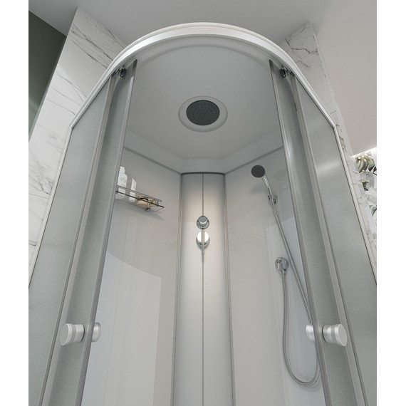 Душевая кабина EvaGold 90х90 см EG210004, хром/матовое фото 3