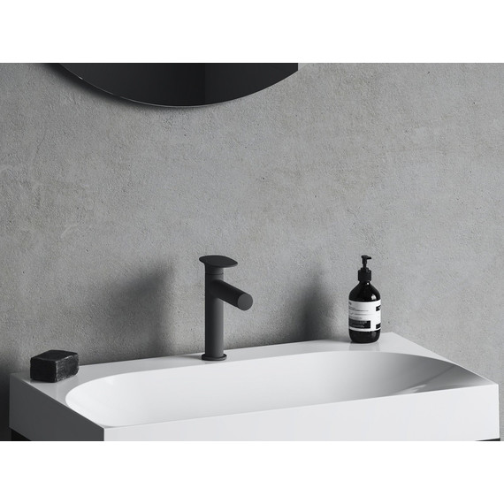 Смеситель для раковины RAVAK Spring SG 012.20BL X070542, чёрный матовый - 2 Смеситель для раковины RAVAK Spring SG 012.20BL X070542, чёрный матовый фото 2