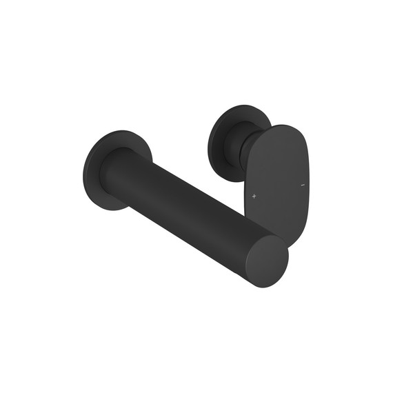 Смеситель для раковины настенный Ravak Spring SG 019.20BL X070546, чёрный матовый -  Смеситель для раковины настенный Ravak Spring SG 019.20BL X070546, чёрный матовый фото