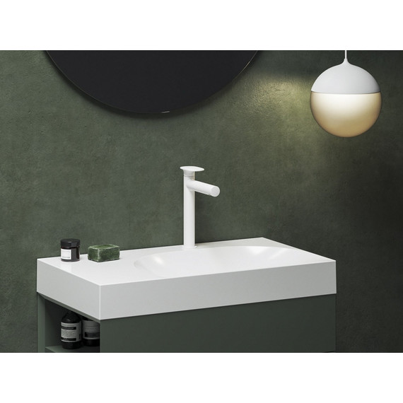 Смеситель для раковины высокий Ravak Spring SG 014.10WHM X070566, белый матовый - 3 Смеситель для раковины высокий Ravak Spring SG 014.10WHM X070566, белый матовый фото 3