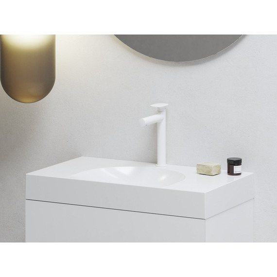 Смеситель для раковины высокий Ravak Spring SG 014.10WHM X070566, белый матовый - 4 Смеситель для раковины высокий Ravak Spring SG 014.10WHM X070566, белый матовый фото 4