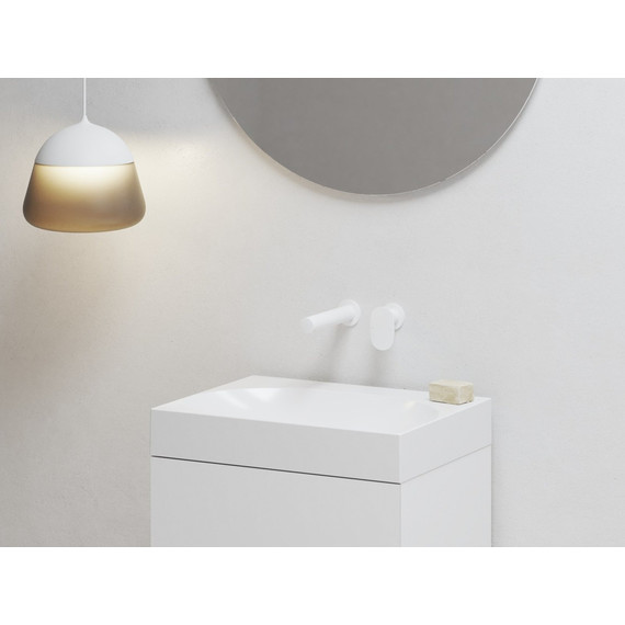 Смеситель для раковины настенный Ravak Spring SG 019.10WHM X070568, белый матовый - 3 Смеситель для раковины настенный Ravak Spring SG 019.10WHM X070568, белый матовый фото 3