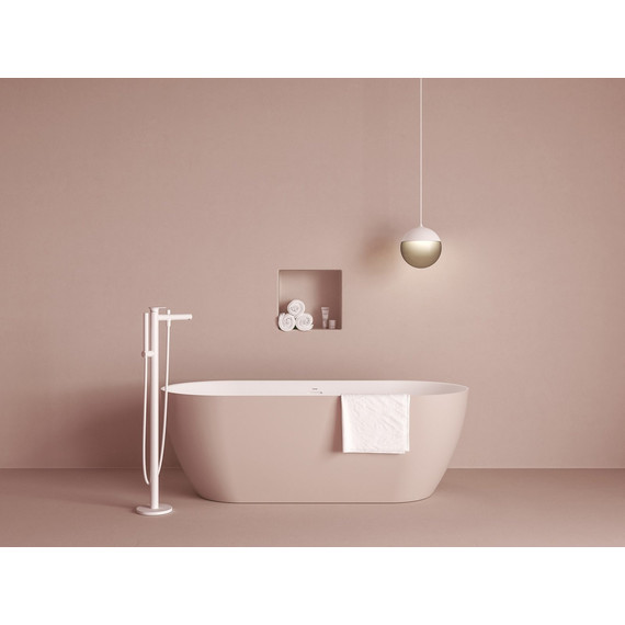 Смеситель для ванны Ravak Spring SG 080.10WHM X070578, белый матовый фото 2