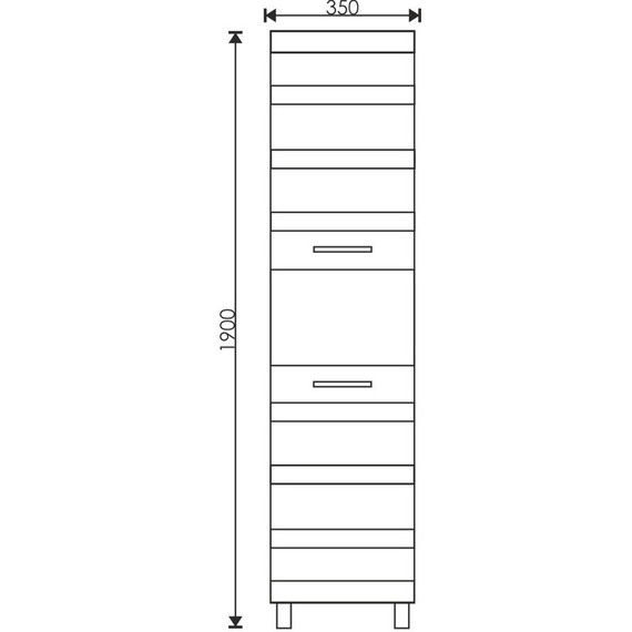 Пенал напольный EvaGold Fantasy 35 см EG010039 - 8 Пенал напольный EvaGold Fantasy 35 см EG010039 фото 8