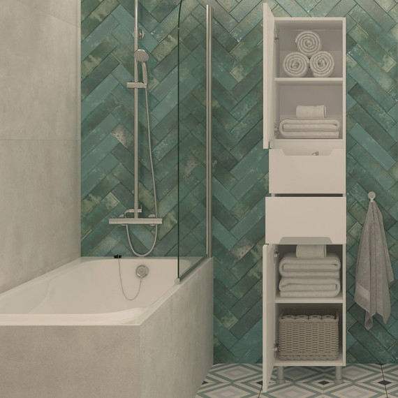 Пенал напольный EvaGold Paola 35 см EG010044 - 2 Пенал напольный EvaGold Paola 35 см EG010044 фото 2