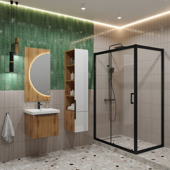 Пенал подвесной EvaGold Tai 40 см EG010398, дуб вотан - 6 Пенал подвесной EvaGold Tai 40 см EG010398, дуб вотан фото 6