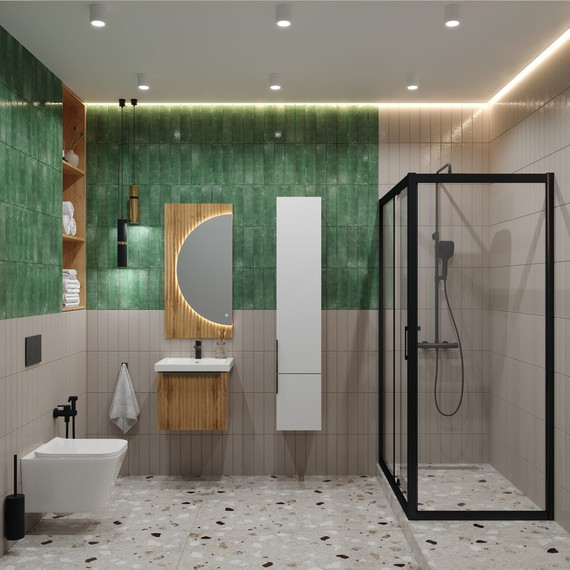 Пенал подвесной EvaGold Tai 40 см EG010398, дуб вотан - 5 Пенал подвесной EvaGold Tai 40 см EG010398, дуб вотан фото 5