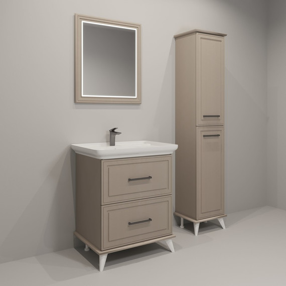 Зеркало EvaGold Michael 65 см EG010408, мокка мусс - 2 Зеркало EvaGold Michael 65 см EG010408, мокка мусс фото 2