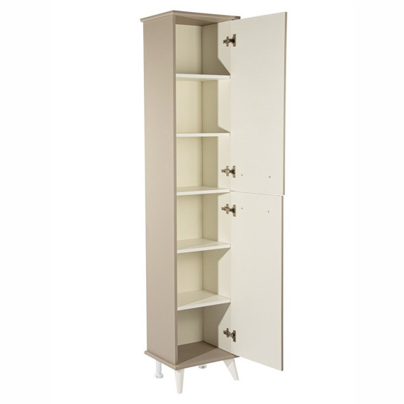 Пенал напольный EvaGold Michael 40 см EG010410, мокка мусс - 3 Пенал напольный EvaGold Michael 40 см EG010410, мокка мусс фото 3