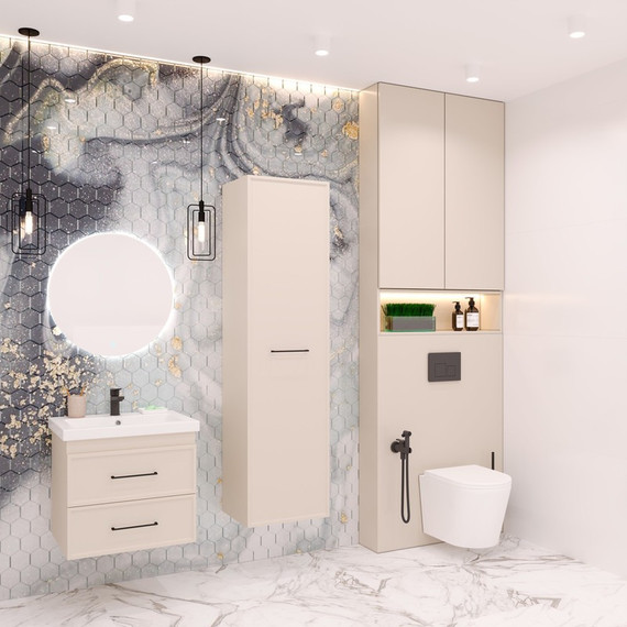 Пенал подвесной EvaGold Leia 45 см EG010424, кашемир софт тач - 4 Пенал подвесной EvaGold Leia 45 см EG010424, кашемир софт тач фото 4