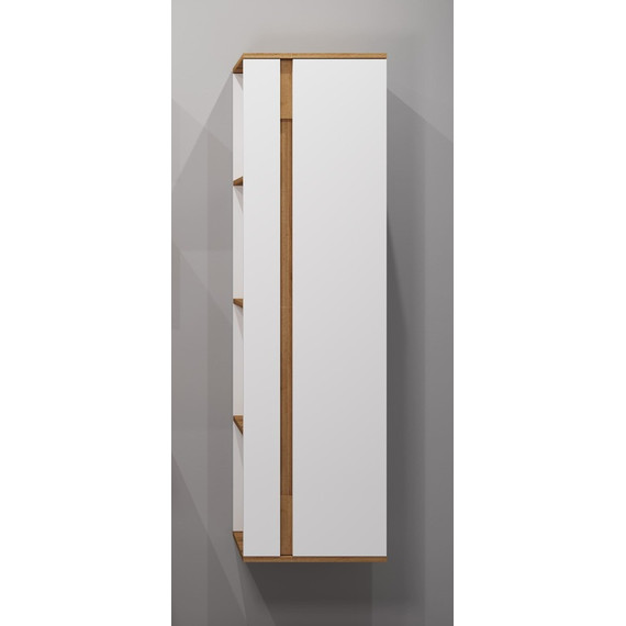 Пенал подвесной EvaGold Forest 45 см EG010935, белый/дуб вотан - 6 Пенал подвесной EvaGold Forest 45 см EG010935, белый/дуб вотан фото 6