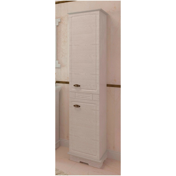 Пенал напольный EvaGold Taylor 46 см EG030059, дуб белый фактурный -  Пенал напольный EvaGold Taylor 46 см EG030059, дуб белый фактурный фото