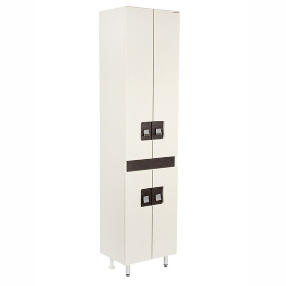 Пенал напольный EvaGold Braunsy 45 см EG030099, белый шагрень - 2 Пенал напольный EvaGold Braunsy 45 см EG030099, белый шагрень фото 2