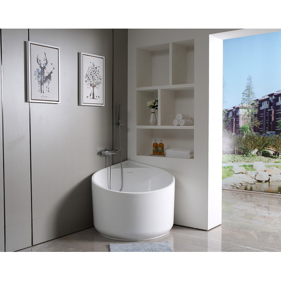 Ванна акриловая Abber AB9305 95x95 см фото 9