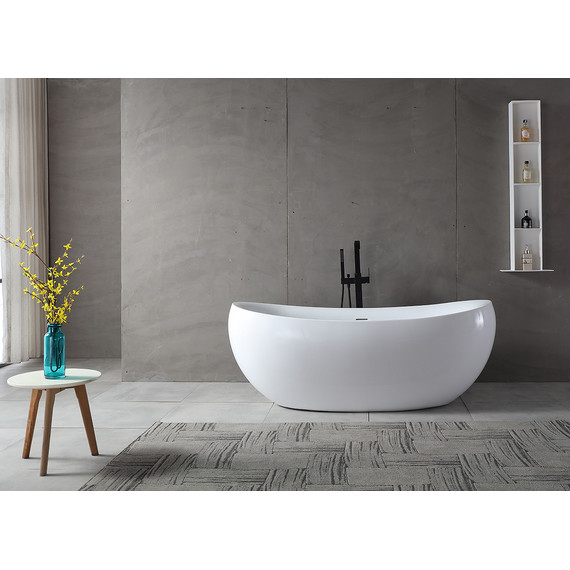 Ванна отдельностоящая Abber AB9236 170x80 см фото 9