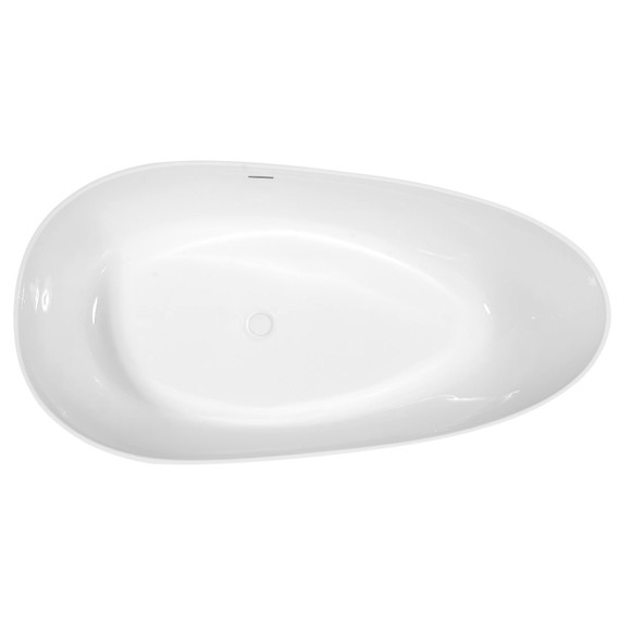 Ванна отдельностоящая Abber AB9211MB 170x80 см, черный матовый фото 11