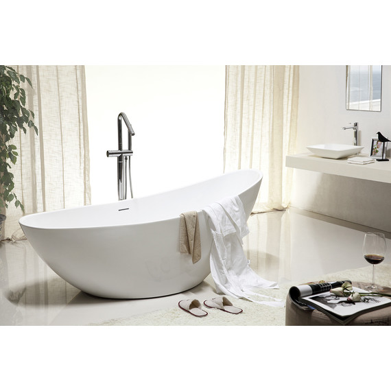 Ванна отдельностоящая Abber AB9233 184x79 см фото 8