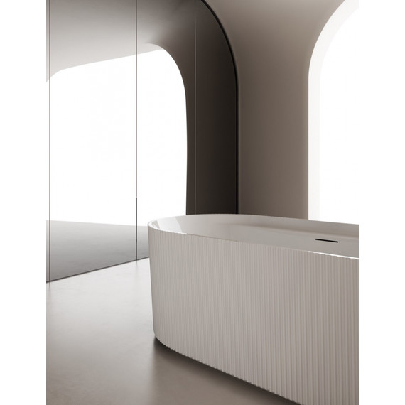 Ванна акриловая Abber 170x80 см AB9444MW, белый матовый фото 10