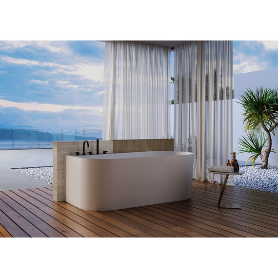 Ванна акриловая Abber AB9496-1.5 L 150x75 см фото 9