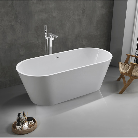 Ванна отдельностоящая Abber AB9320-1.6 160x75 см, Размер - мм: 1600х750 фото 9