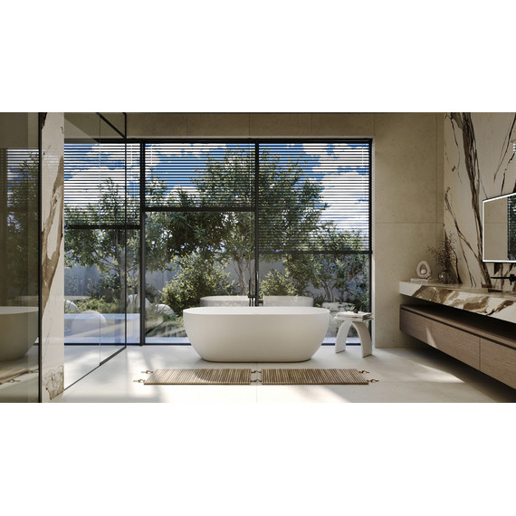 Ванна отдельностоящая Abber Stein 160x75 см AS9613-1.6, Размер - мм: 1600х750 фото 8