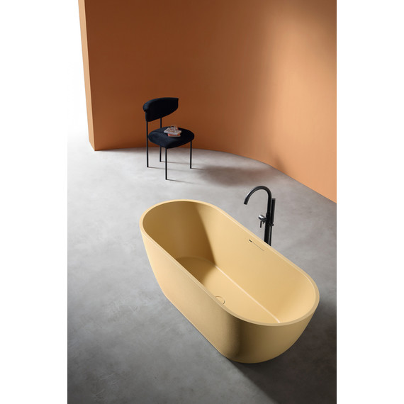 Ванна отдельностоящая Abber Frankfurt 170x75 см AM9941MS, песочный матовый фото 9