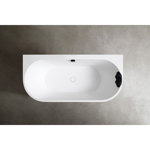 Ванна акриловая Abber Leipzig 170x80 см AM9916BW, чёрно-белый матовый фото 10