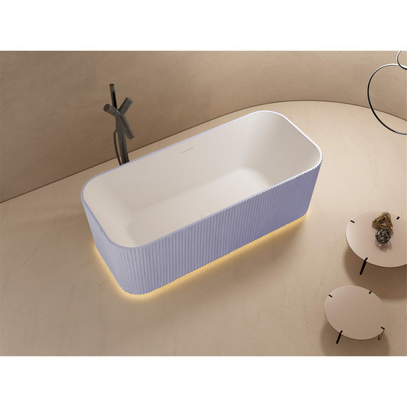 Ванна отдельностоящая Abber Stein 170x75 см AS9663Violett, фиолетовый фото 8