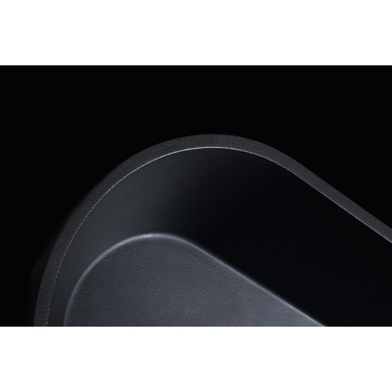 Ванна отдельностоящая Abber Frankfurt 170x75 см AM9941B, черный фото 11