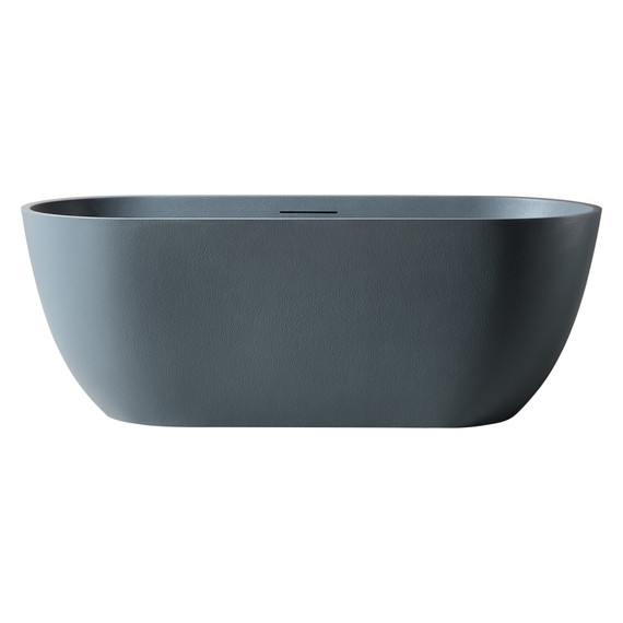 Ванна отдельностоящая Abber Frankfurt 170x75 см AM9941G, серый фото 11