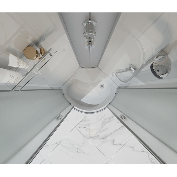 Душевая кабина EvaGold 90х90 см EG210007, хром/матовое - 3 Душевая кабина EvaGold 90х90 см EG210007, хром/матовое фото 3