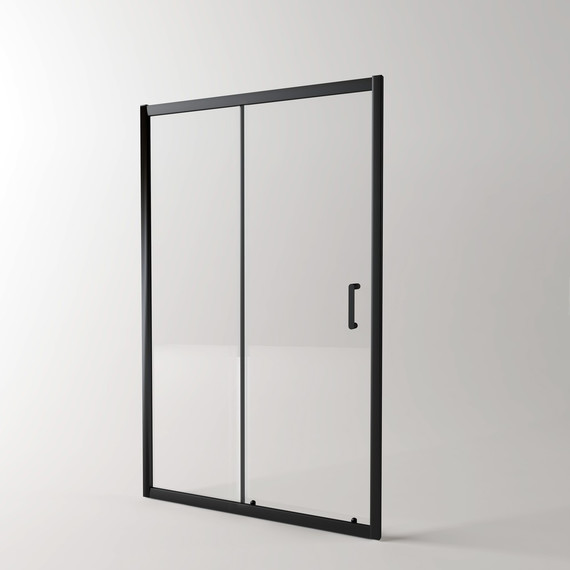 Душевая дверь EvaGold 100 см EG220020, чёрный/прозрачное - 2 Душевая дверь EvaGold 100 см EG220020, чёрный/прозрачное фото 2