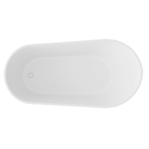 Ванна отдельностоящая Abber 170x80 см AB9445MW, белый матовый фото 11