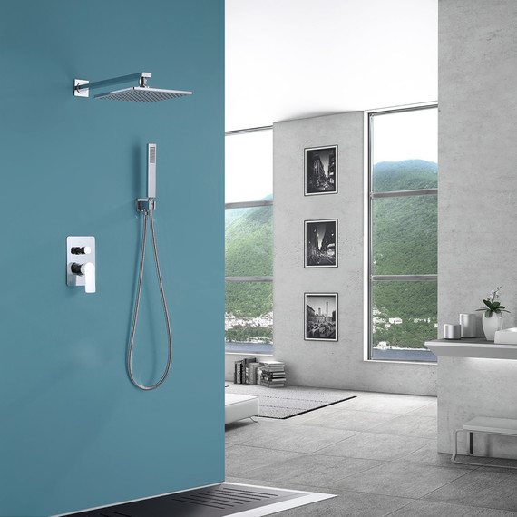 Душевая система для душа Abber Emotion AF8818B, черный матовый - 2 Душевая система для душа Abber Emotion AF8818B, черный матовый фото 2