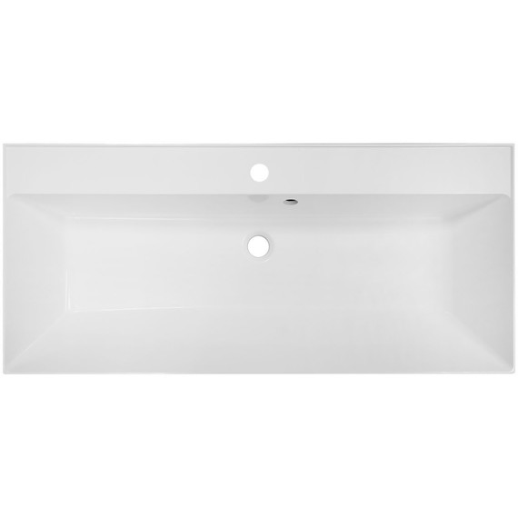 Тумба подвесная с раковиной Azario Belloni 100 см CS00098076, синий фото 7