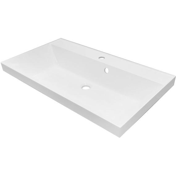 Тумба подвесная с раковиной Azario Belloni 80 см CS00098082, зелёный - 2 Тумба подвесная с раковиной Azario Belloni 80 см CS00098082, зелёный фото 2