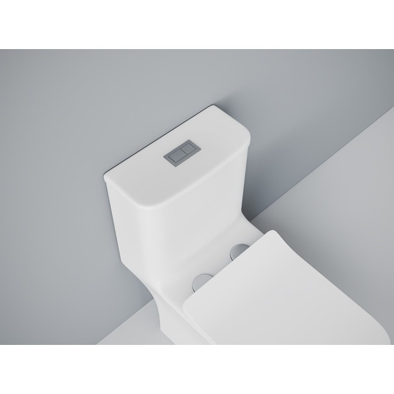 Унитаз-моноблок безободковый EvaGold EG050003 с тонкой крышкой микролифт - 2 Унитаз-моноблок безободковый EvaGold EG050003 с тонкой крышкой микролифт фото 2