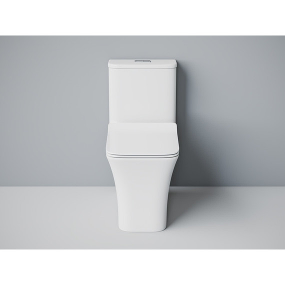 Унитаз-моноблок безободковый EvaGold EG050003 с тонкой крышкой микролифт - 6 Унитаз-моноблок безободковый EvaGold EG050003 с тонкой крышкой микролифт фото 6