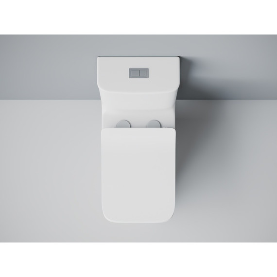 Унитаз-моноблок безободковый EvaGold EG050003 с тонкой крышкой микролифт - 7 Унитаз-моноблок безободковый EvaGold EG050003 с тонкой крышкой микролифт фото 7