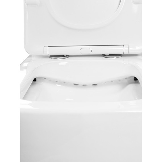 Унитаз-моноблок безободковый EvaGold EG050004 с тонкой крышкой микролифт - 12 Унитаз-моноблок безободковый EvaGold EG050004 с тонкой крышкой микролифт фото 12