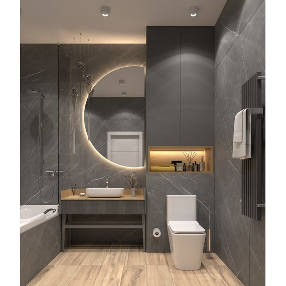 Унитаз-моноблок безободковый EvaGold EG050004 с тонкой крышкой микролифт - 3 Унитаз-моноблок безободковый EvaGold EG050004 с тонкой крышкой микролифт фото 3