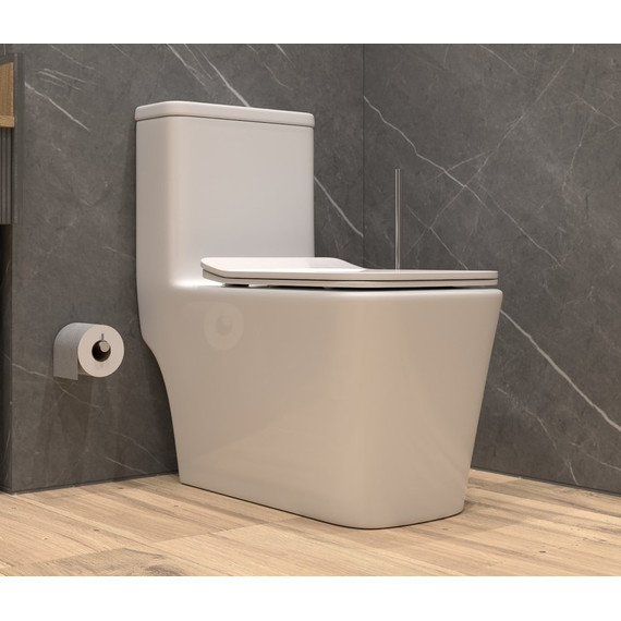 Унитаз-моноблок безободковый EvaGold EG050004 с тонкой крышкой микролифт - 9 Унитаз-моноблок безободковый EvaGold EG050004 с тонкой крышкой микролифт фото 9